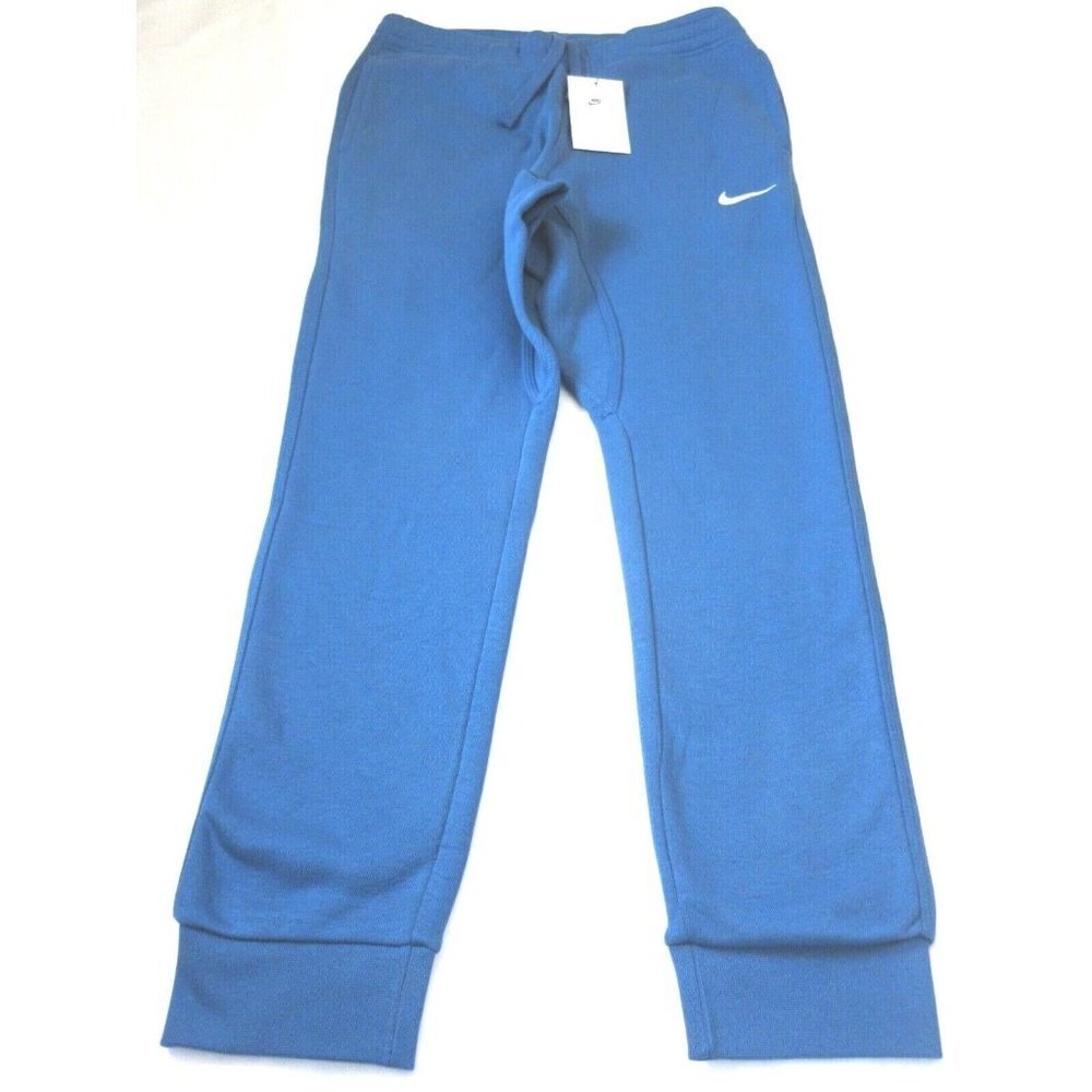Nike Club Men's Tapered Leg Fleece Lined Jogger pants Marina Blue Sizes NWT